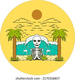 Illustration vector graphic of “Pray Or Die” for apparel design merchandise, such as logos on product packaging