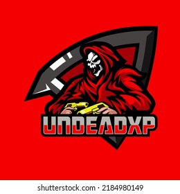 Illustration vector graphic of “UNDEADXP” for apparel design merchandise, such as logos on product packaging