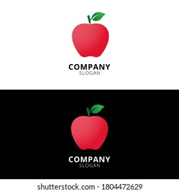 illustration vector graphic of apple logo, good for company logo,product logo, etc.