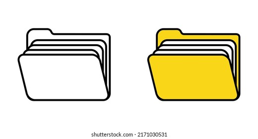 Illustration Vektorgrafik von Archiven, Archiven, Dateien Symbol