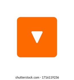 Illustration vector graphic of arrow down icon