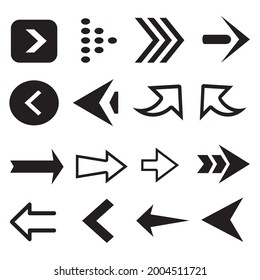 gráfico vectorial de ilustración del icono de flecha. perfecto para el diseño