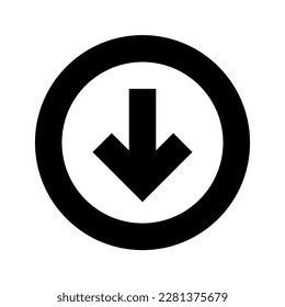 Illustration Vector Graphic of  Arrow icon. Black line icon. Top, 