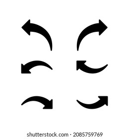 Illustration Vector Graphic of Arrow set icon