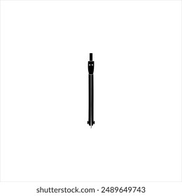 Illustration vector graphic of art and tools icon, black and white