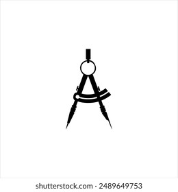 Illustration Vektorgrafik Grafik von Kunst und Tools Icon, Schwarz-Weiß