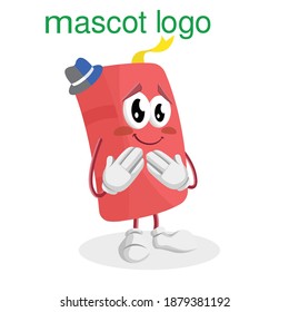Illustration vector graphic of with ashamed poses. Perfect for book logo, cover book, book mascot etc.