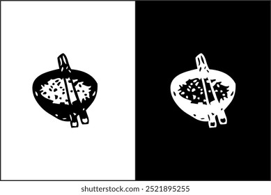 Illustration vector graphic of asian food icon