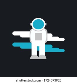 Illustration Vector Graphic of Astronaut