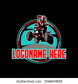 Illustration Vector graphic of atv motor logo