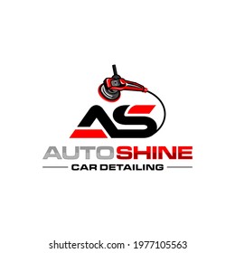 Illustration vector graphic of auto detailing servis logo design template