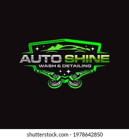 Illustration vector graphic of auto detailing servis logo design template