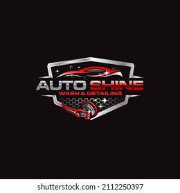Illustration vector graphic of auto detailing logo design template - Shutterstock ID 2112250397