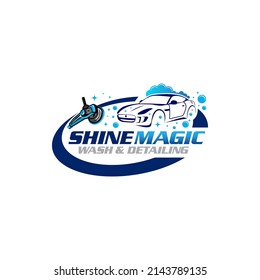 Illustration vector graphic of auto detailing servis logo design template