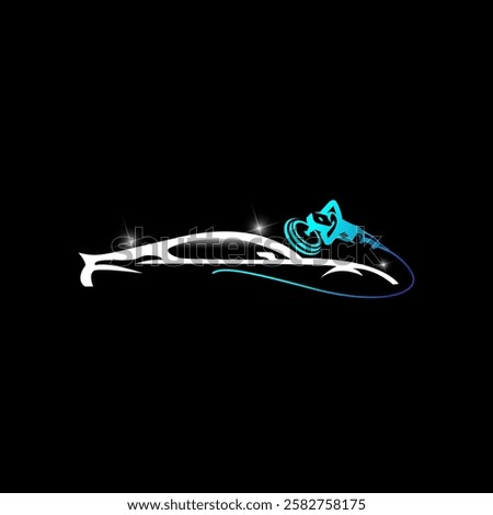 Illustration vector graphic of auto detailing servis logo design template.EPS 10