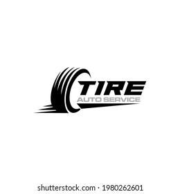 Illustration vector graphic of automotive tires shop logo design template