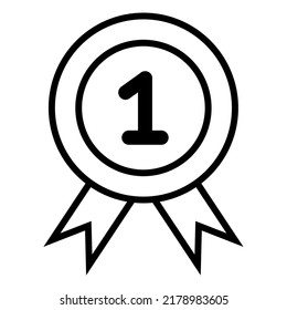 Illustration Vector Graphic of Award, badge, medal Icon