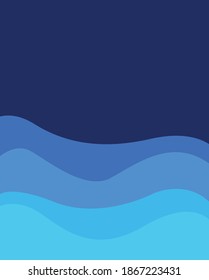 Gráfico vectorial de ilustración de gradientes azul asombroso