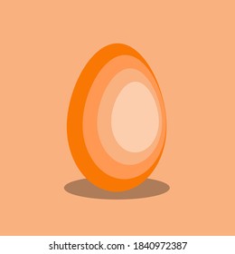 ilustración vectorial de diseño de huevo impresionante. perfecto para los productos infantiles, etc.