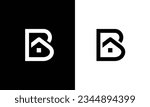 Illustration vector graphic of B real estate logo