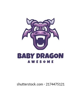 Illustration vector graphic of Baby Dragon, good for logo design