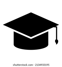 Illustration Vector Graphic of Bachelor Hat Icon
