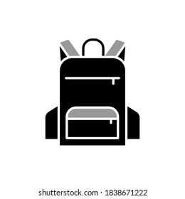 Illustration Vector graphic of back pack icon