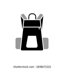 Ilustración Gráfico vectorial del icono de la mochila