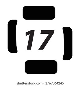 gráfico vectorial de ilustración de fondo "17"