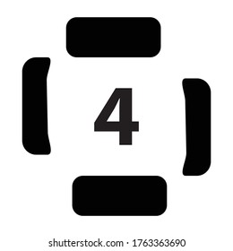 illustration vector graphic of background "4"