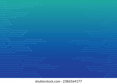 ilustración de fondo gráfico de fondo verde y azul de tecnología abstracto