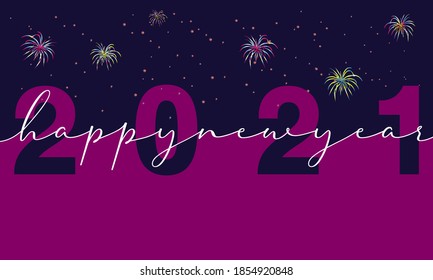 
ilustración vectorial gráfico de fondo feliz año nuevo 2021