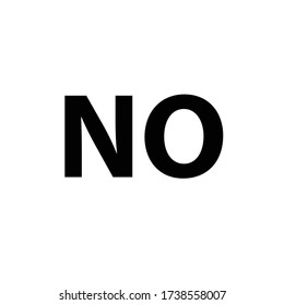illustration vector graphic of background "no"