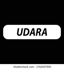 illustration vector graphic of background "UDARA"