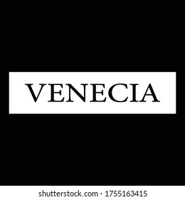 illustration vector graphic of background "VENECIA"