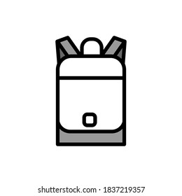 Illustration Vector graphic of backpack icon