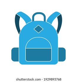 Illustration Vector graphic of backpack icon