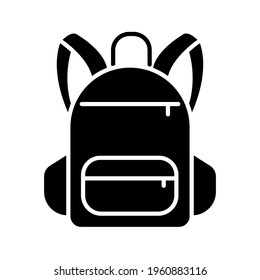 Illustration Vector graphic of backpack icon