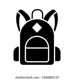 Illustration Vector graphic of backpack icon