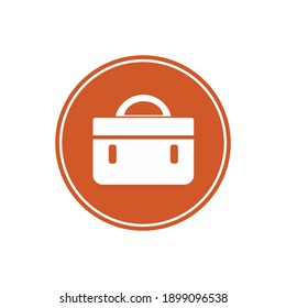 Illustration vector graphic of bag icon. Concept flat design. Perfect for icon, poster, banner, web, label, sign, symbol, logo, card, template, application, etc