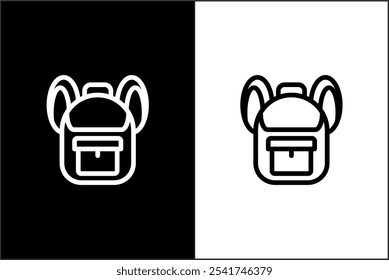 Illustration vector graphic of bag pack icon