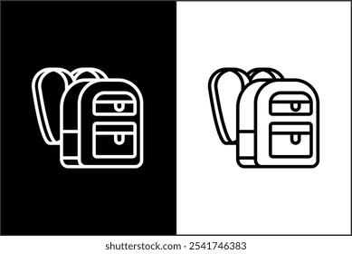 Illustration vector graphic of bag pack icon