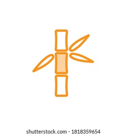 Illustration Vector graphic of bamboo icon. Fit for asian, japanese, decoration, nature etc.