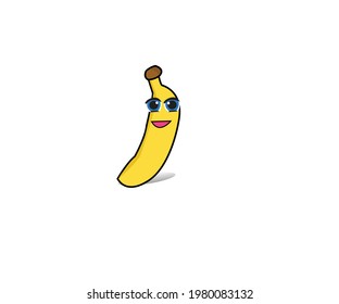 illustration vector graphic of banana