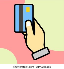 Illustration Vektorgrafik von Bankwesen, Rechnung, Kartensymbol