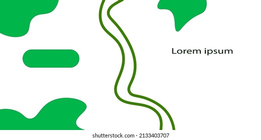 banner gráfico vector de ilustración con fondo abstrack verde para el diseño de sitios web, diseño de plantillas, diseño de medios sociales, etc