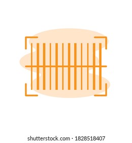 Illustration Vector graphic of barcode icon