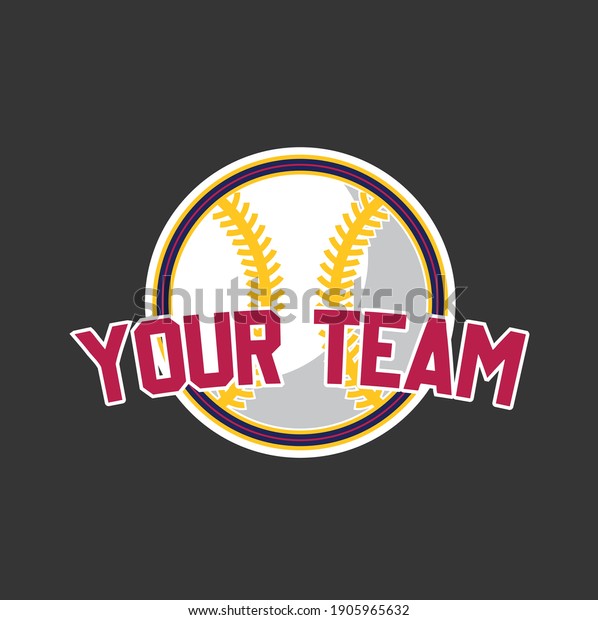 Illustration vector graphic of\
Baseball logo. Retro Logo, Vintage Logo Design Template\
Inspiration