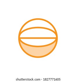 Illustration Vector graphic of basket ball icon. Fit for game, competition, play etc.