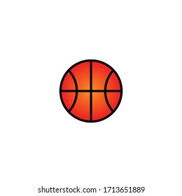 Illustration vector graphic of basketball